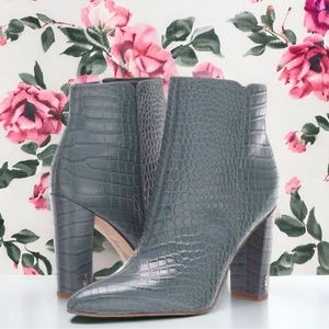 Sam Edelman Leather Booties Sz 9.5